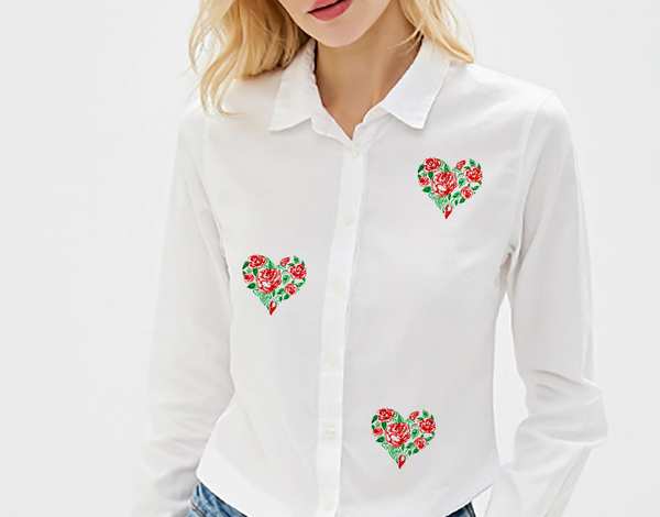 Красивые вышивки на блузках